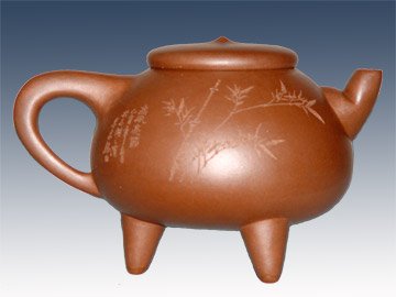 陈文南紫砂壶 圆鼎 