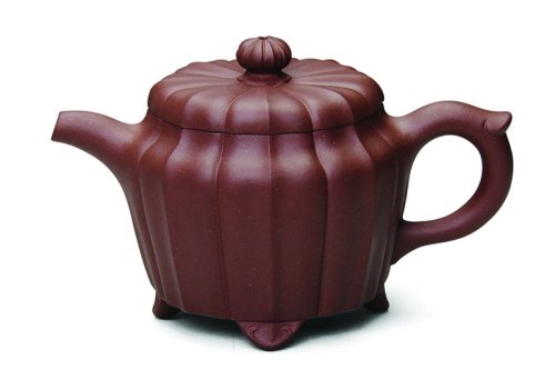 吴芳紫砂壶 菊花八瓣 