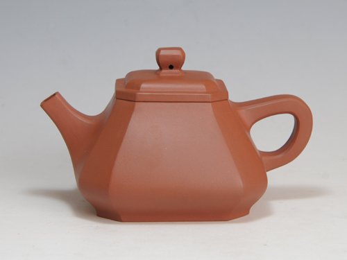 陈顺根紫砂壶 柱基壶 