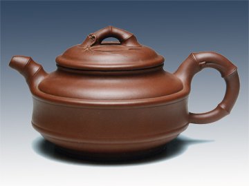 董俊峰紫砂壶 双线竹鼓 