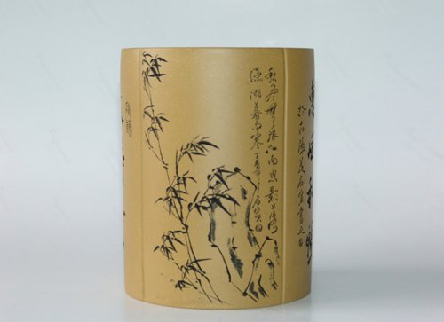 陈正初紫砂壶 笔筒 