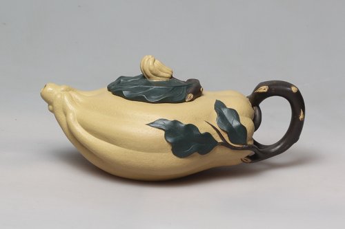 钱建生紫砂壶 佛手 