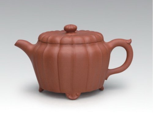 周惠琴紫砂壶 菊花八瓣壶 