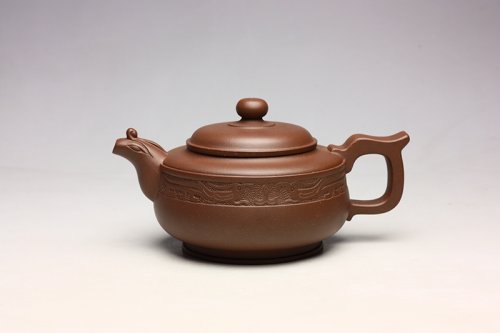 鲍敏霞紫砂壶 龙凤玉带 