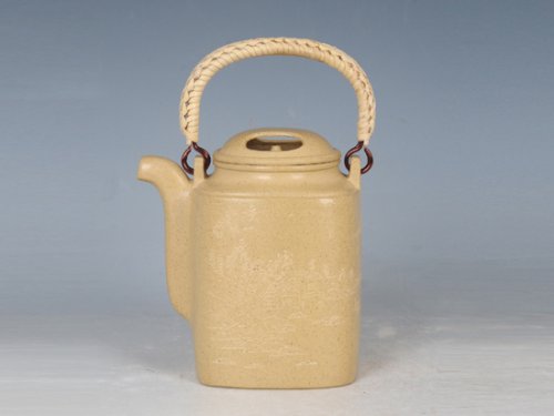 邵文紫砂壶 洋桶（段泥） 