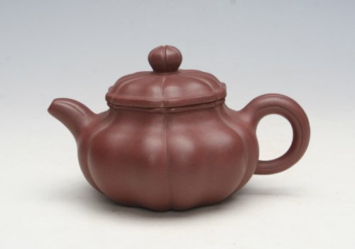 连士舫紫砂壶 葵仿古 