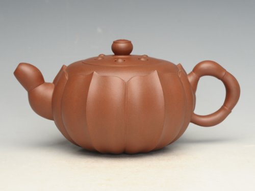 周可明紫砂壶 莲子壶 