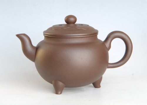 李彬紫砂壶 三足如意 