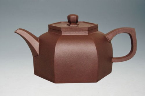 周杰紫砂壶 方天壶 