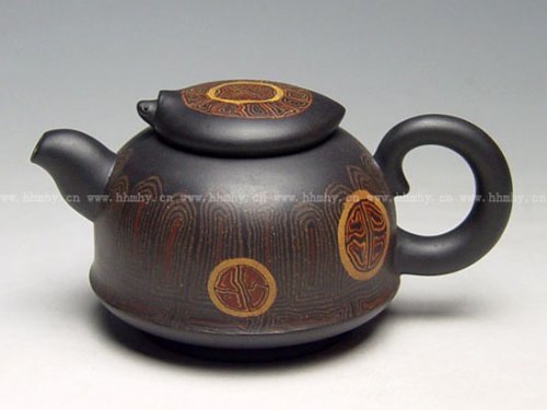 陈洪新紫砂壶 延年益寿 