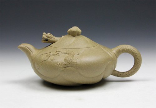 黄平紫砂壶 【鱼化龙壶】220cc 本山原矿老段泥 