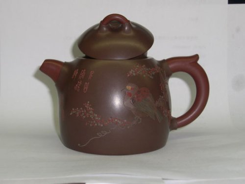 周文荣紫砂壶 闲趣（生坯） 