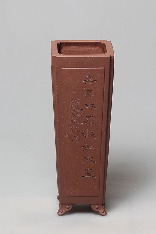 田志平紫砂壶 切角千筒 