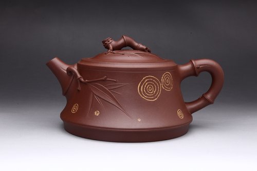 范晓丽紫砂壶 大竹段 