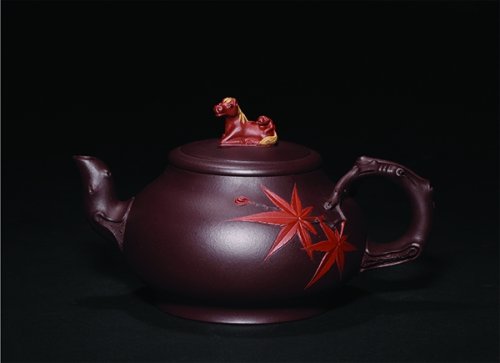 盛东兴紫砂壶 马上封侯 