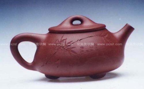 尹俊亚紫砂壶 石瓢 