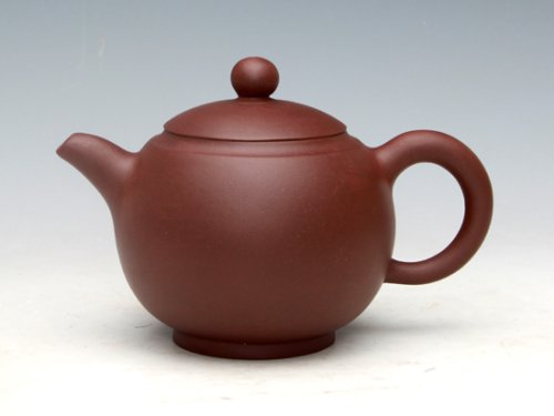 朱新南紫砂壶 云肩（紫泥）400ML 