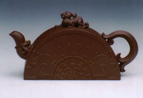 毛顺洪紫砂壶 灵龙玉壁 