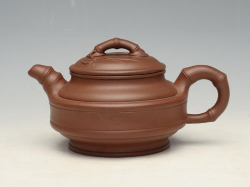 周亚萍紫砂壶 双线竹鼓 