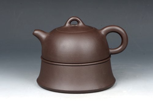 庄建初紫砂壶 钟式组合（获奖壶） 