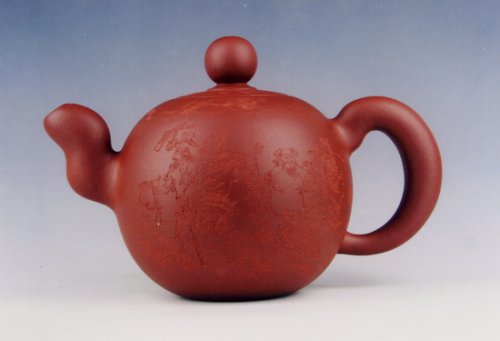 惠泉芳紫砂壶 圆珠 