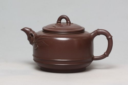 王育春紫砂壶 劲竹壶 