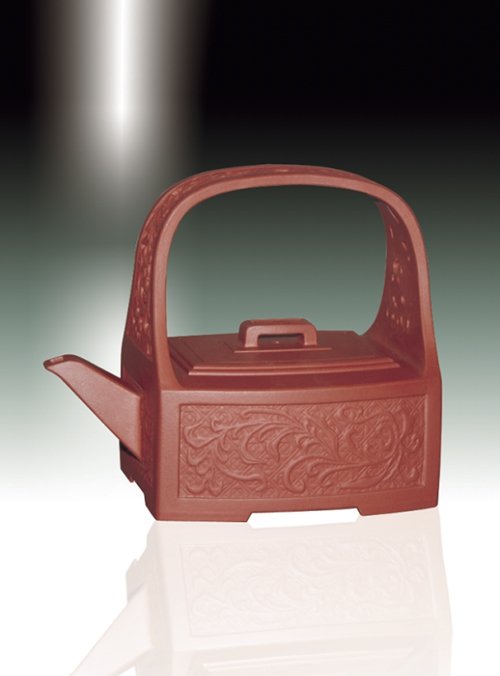 孔小明紫砂壶 唐草提梁壶 