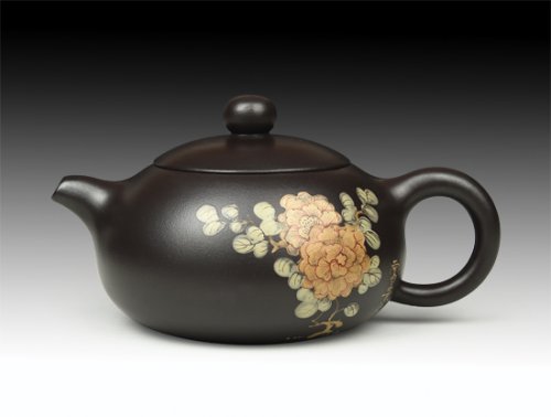 王兰芳紫砂壶 花开富贵 