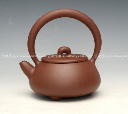 任荣芬紫砂壶 提梁石瓢 