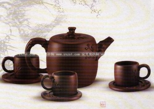 薛卫平紫砂壶 岁寒三友1 