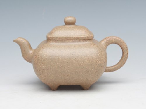 华雪琴紫砂壶 四方传炉 