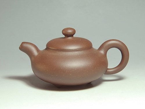周冠华紫砂壶 玉扁 