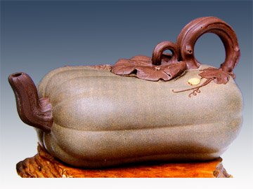 陈国良紫砂壶 丝瓜 