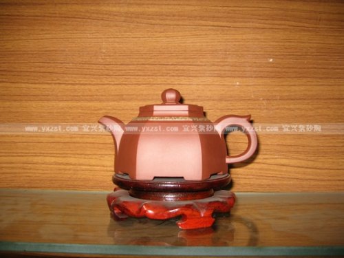 余其元紫砂壶 六方云彩壶 