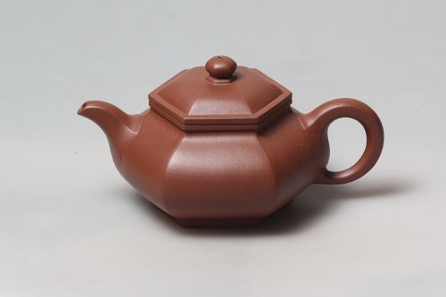 吴行其紫砂壶 长六方 