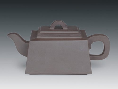 罗有财紫砂壶 四方 