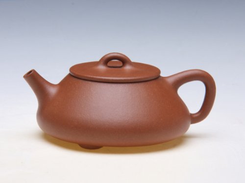 卢伟强紫砂壶 平盖石瓢 