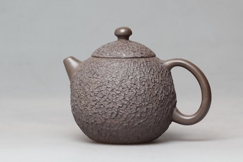 尹优群紫砂壶 铁壶龙蛋 