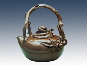 汪寅仙紫砂壶 五代同堂 