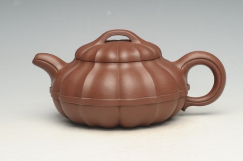 吴俊平紫砂壶 菱花 