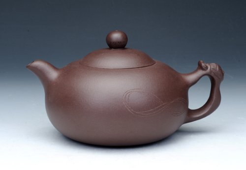 吴卫军紫砂壶 飞仙壶 紫泥 