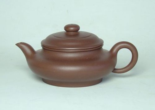陈淑芬紫砂壶 虚扁 