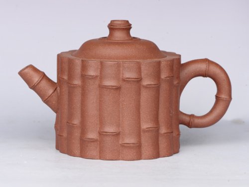 范文云紫砂壶 竹节 