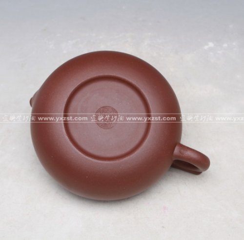 崔恒紫砂壶 玉扁底 