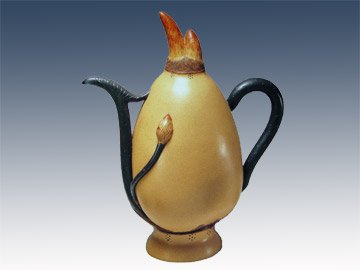 蒋蓉紫砂壶 藕莲 