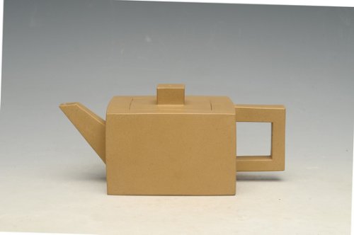 储栋平紫砂壶 砖方 