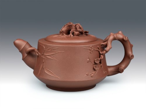 冯盘军紫砂壶 岁寒三友 