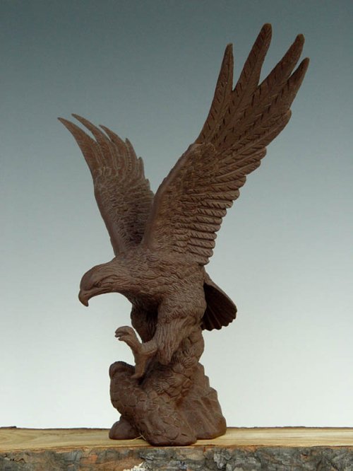 毛丹紫砂壶 老鹰 