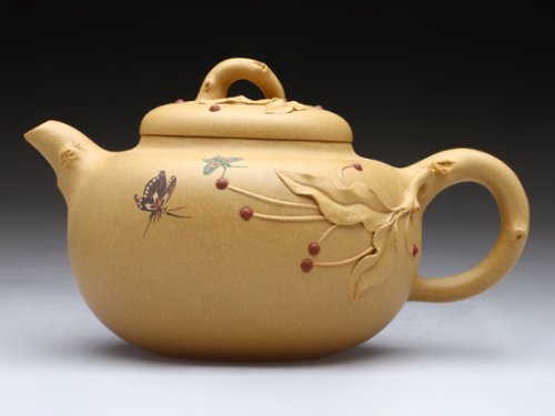 范文云紫砂壶 玉梅 