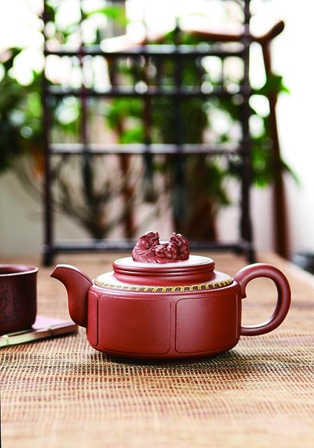 胡洪明紫砂壶 时来运转 